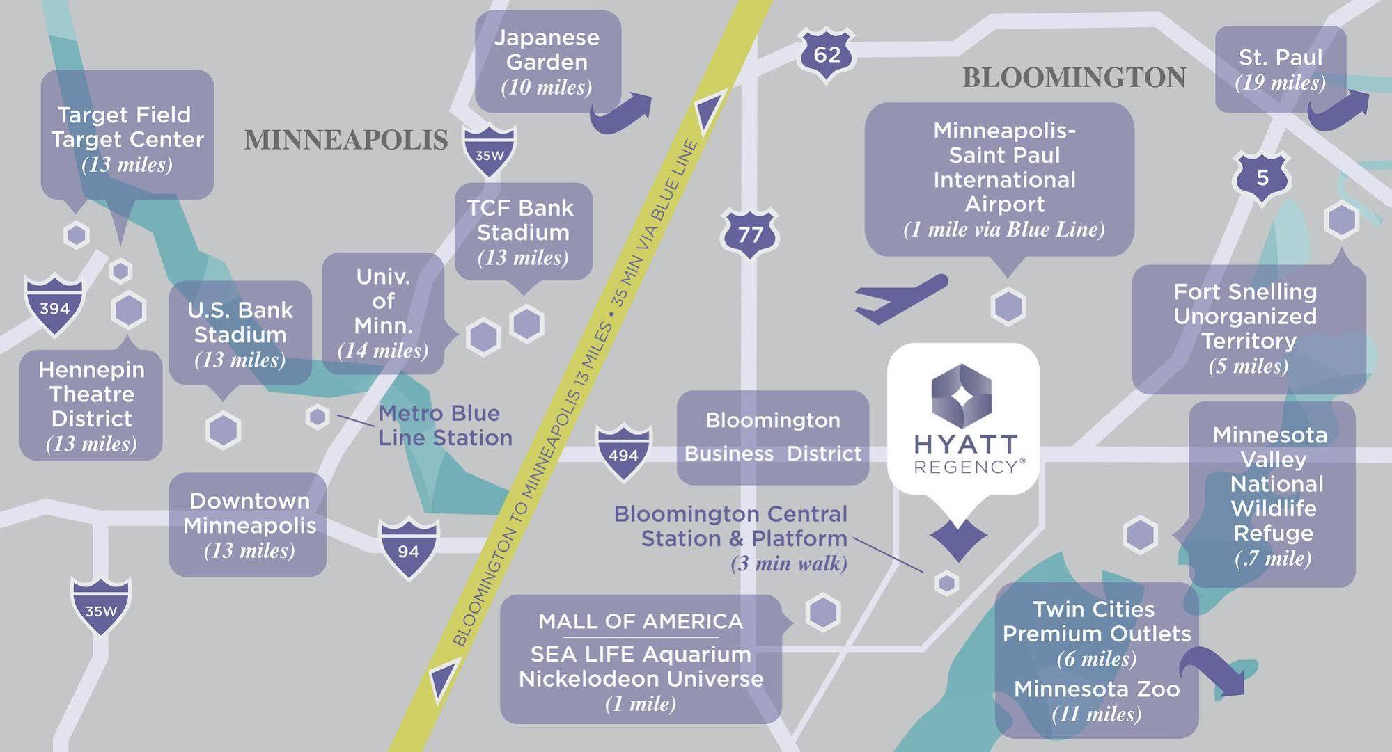Hyatt Regency Bloomington - Minneapolis Eksteriør billede